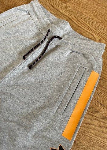 Gri Baskılı Fermuarlı Erkek Spor Eşofman - Görsel 8