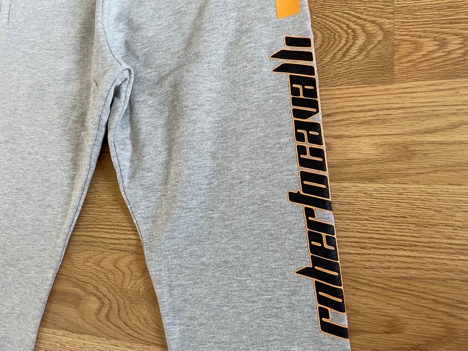 Gri Baskılı Fermuarlı Erkek Spor Eşofman - Görsel 4