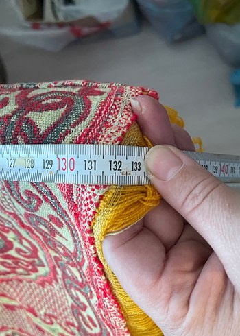 Bordo Desenli Parlak Battaniye - Görsel 6