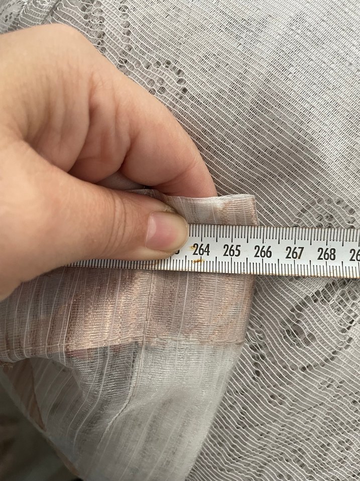 Bej Gri Bohem Desenli Tül Perde - Görsel 3