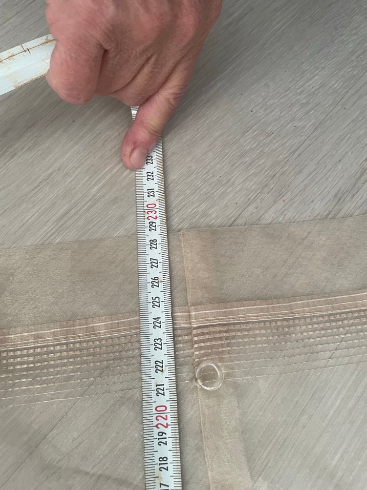 Bej Modern Desensiz Tül Perde - Görsel 4