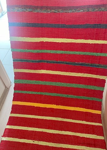 Çok Renkli Çizgili Halı - Görsel 6
