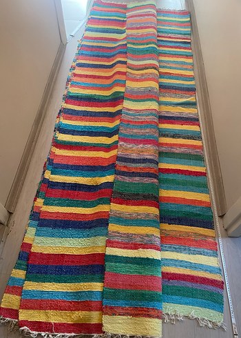 Çok Renkli Çizgili Halı - Görsel 5