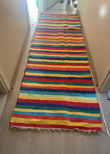 Çok Renkli Çizgili Halı - Görsel 3