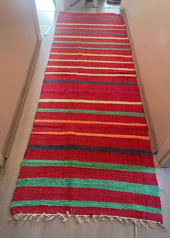 Çok Renkli Çizgili Halı - Görsel 4