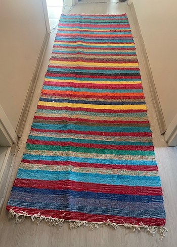 Çok Renkli Çizgili Halı - Görsel 9