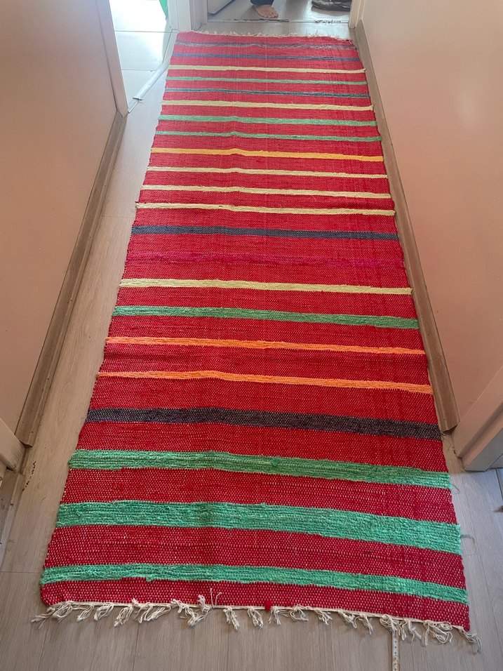 Çok Renkli Çizgili Halı - Görsel 4