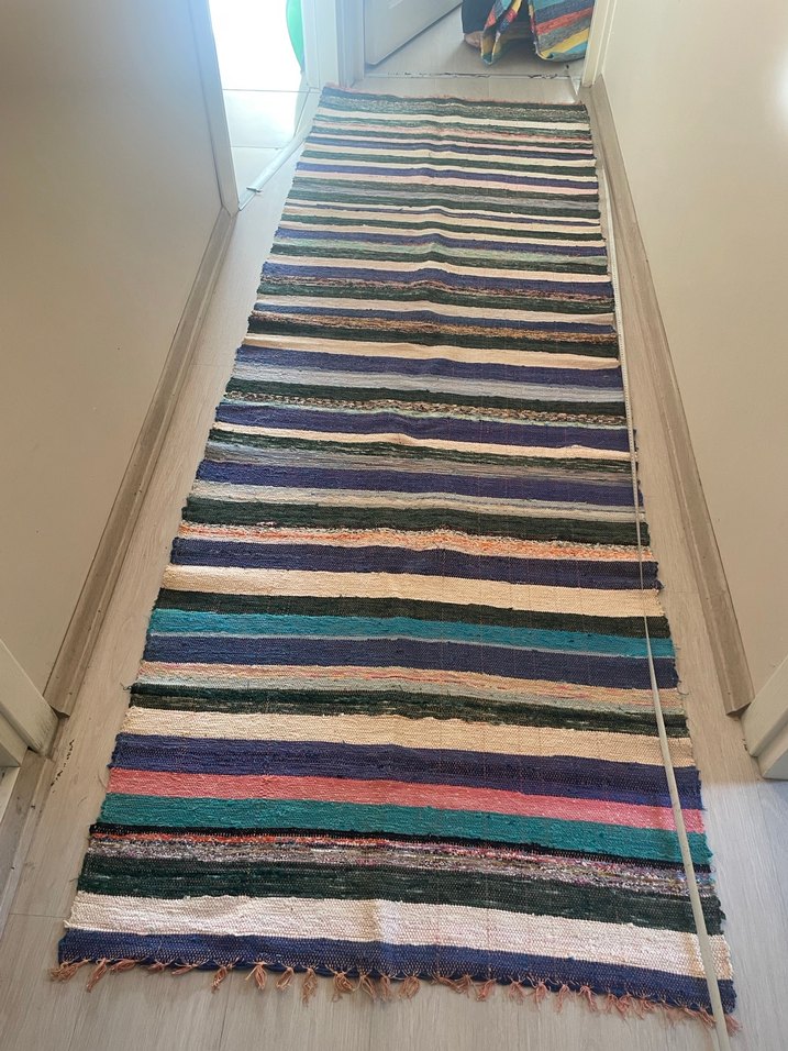 Çok Renkli Çizgili Halı - Görsel 2