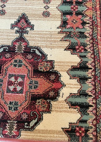 Klasik Desenli Çok Renkli Koşu Halısı - Görsel 2