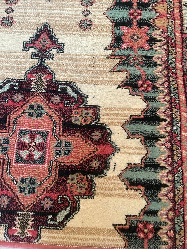 Klasik Desenli Çok Renkli Koşu Halısı - Görsel 2