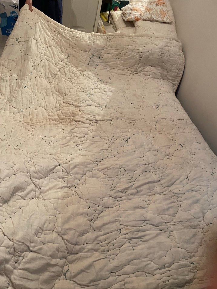 Yeşil Bağlama Desenli  yorgan - Görsel 3