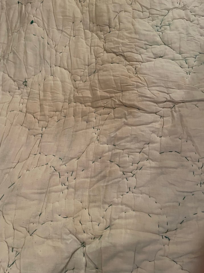 Yeşil Bağlama Desenli  yorgan - Görsel 4