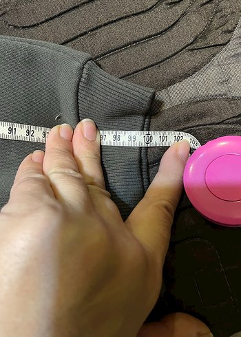 Gri Erkek Outdoor Sweatpants Velcro Detaylı - Görsel 6