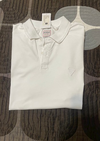 Guess Beyaz Pamuklu Regular Fit Polo Tişört