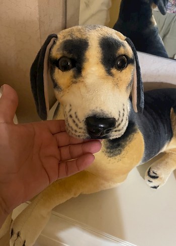 Beden Renk Kahverengi Peluş Köpek Oyuncak