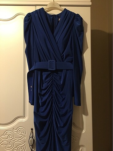 Saks mavisi abiye - Görsel 3