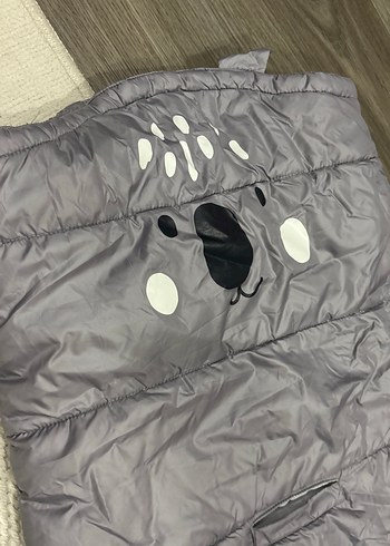 Gri Baskılı Çocuk Battaniyesi - Görsel 2