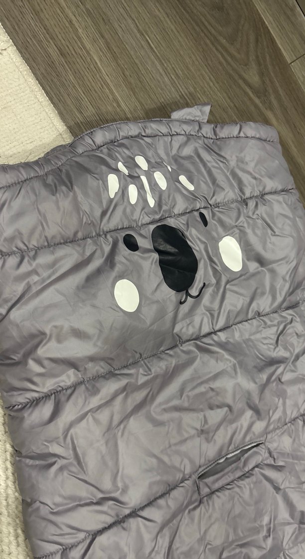 Gri Baskılı Çocuk Battaniyesi - Görsel 2