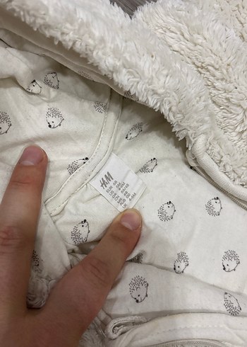 Kız Bebek Beyaz Kürklü Tulumu - Görsel 2