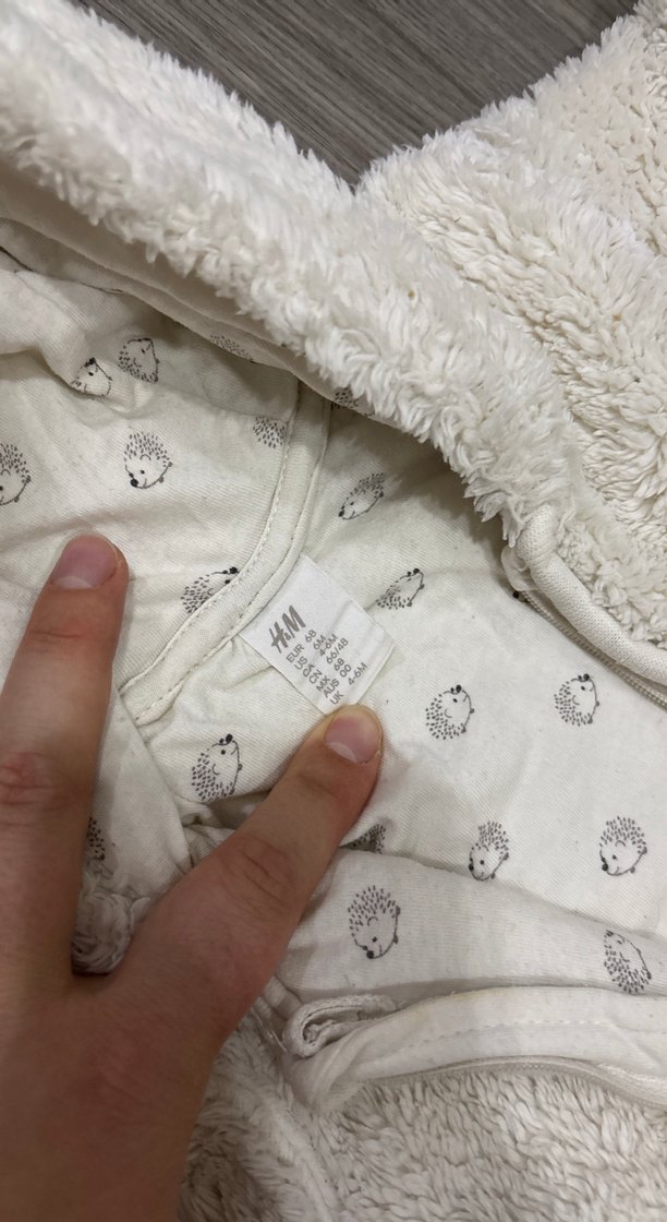 Kız Bebek Beyaz Kürklü Tulumu - Görsel 2