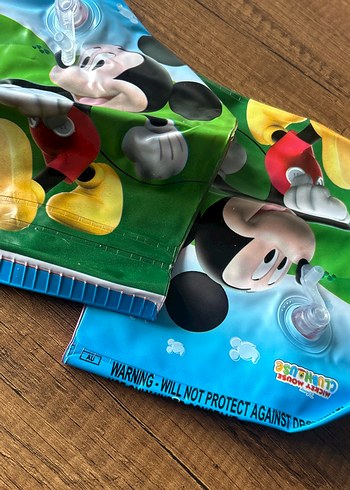 Renkli Mickey Mouse Çocuk Kollukları - Görsel 2