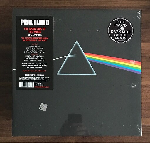 Pink Floyd - The Dark Side Of The Moon, Plak, LP, Vinyl, 2016 ED