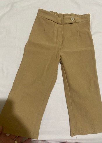 Bej Süet Kumaş Pantolon
