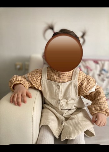 Pastel Kahverengi Bebek elbisesi