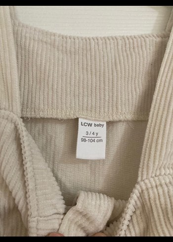 LC Waikiki Pastel Kahverengi Bebek elbisesi