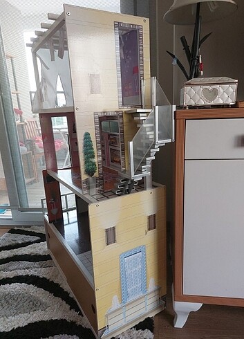 Beden Ahşap Barbie rüya evi