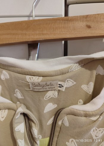 Fermuarlı Bebek Kız Tulumu Bej - Görsel 2