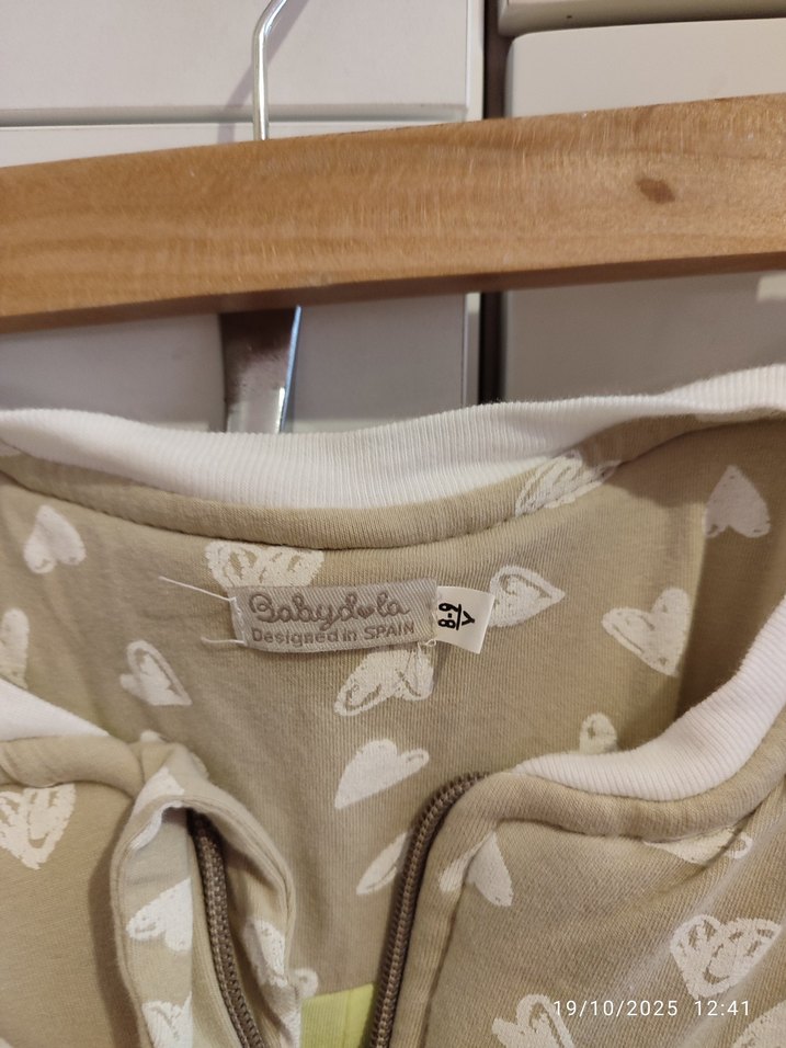 Fermuarlı Bebek Kız Tulumu Bej - Görsel 2