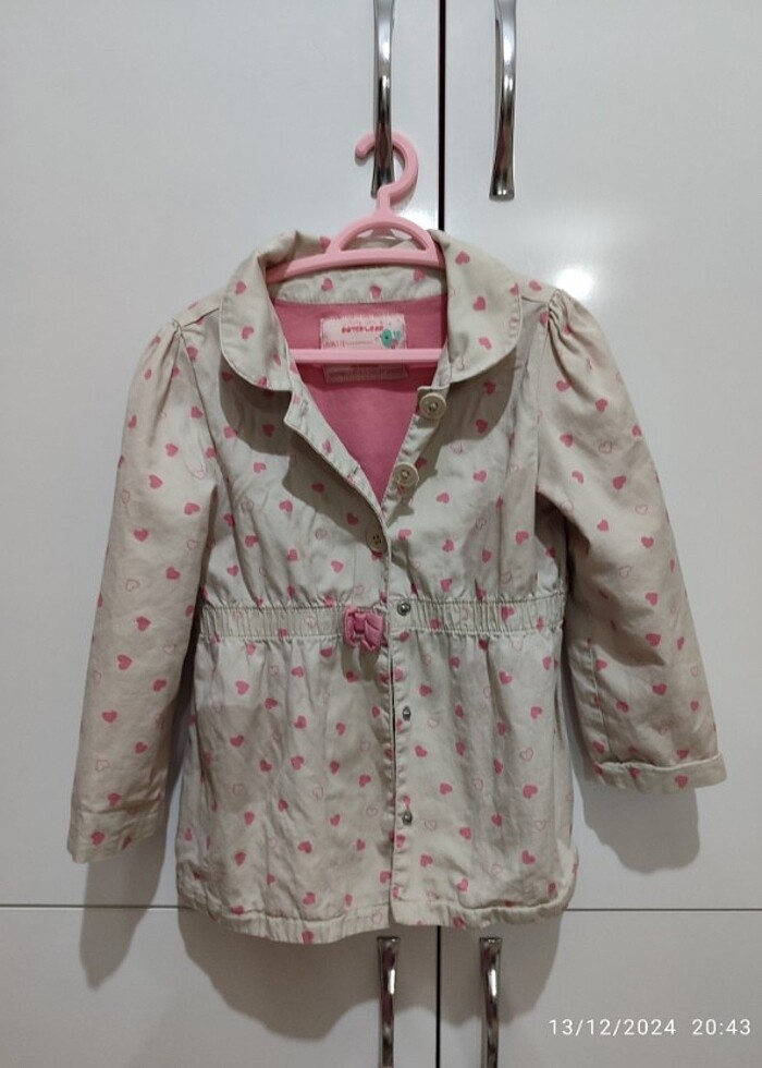 Kız çocuğu trençkot - Görsel 4