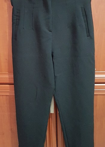 Kadın Siyah Kumaş Pantolon - Görsel 2