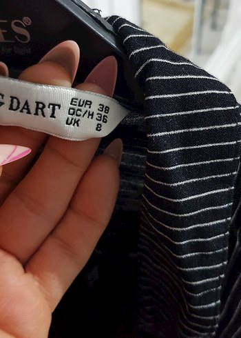 Düğmeli Siyah Kadın Gömlek - Görsel 5