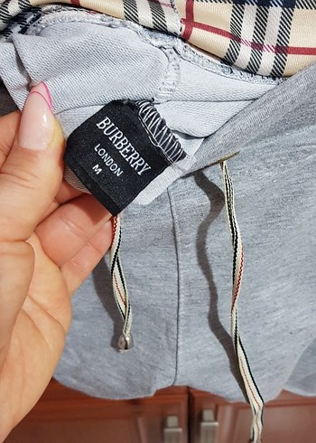 Gri Pamuklu Bel Detaylı Mini Şort - Görsel 3