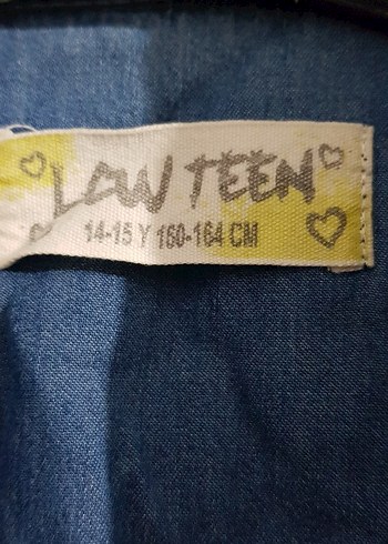 Mavi Düğmeli Denim Kadın Gömlek - Görsel 4