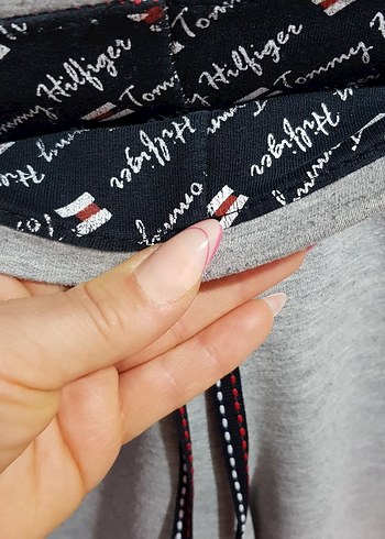 Gri Bel Bantlı Kadın Mini Şort - Görsel 5