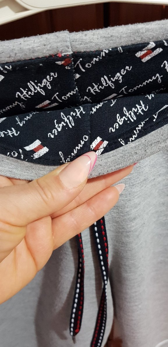 Gri Bel Bantlı Kadın Mini Şort - Görsel 5