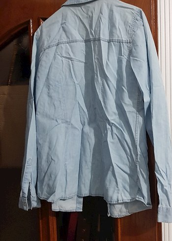 Mavi Denim Kadın Gömlek Uzun Kollu - Görsel 6