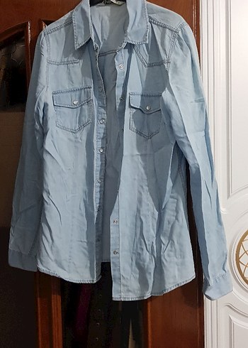 Mavi Denim Kadın Gömlek Uzun Kollu - Görsel 2