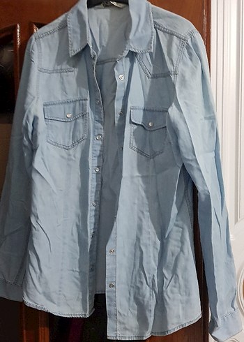 Mavi Denim Kadın Gömlek Uzun Kollu - Görsel 3