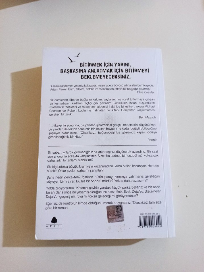 Olasılıksız - Adam Fawer - Görsel 2