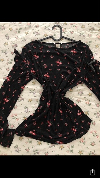 s Beden H&M Çiçekli Bluz