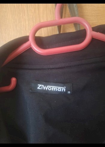 Siyah Kadın Uzun Keten Trençkot - Görsel 2