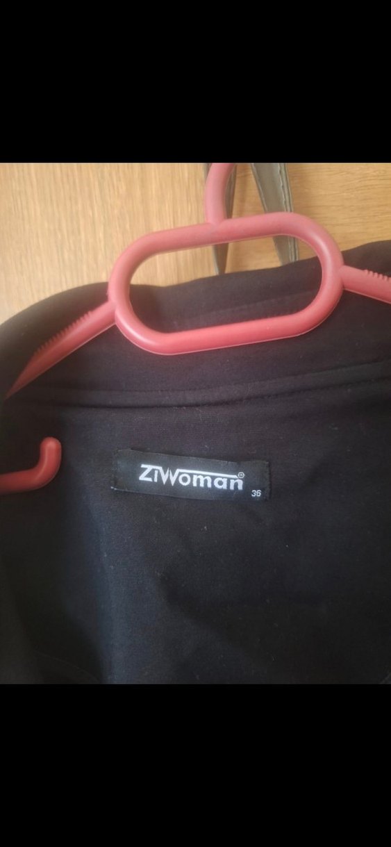 Siyah Kadın Uzun Keten Trençkot - Görsel 2