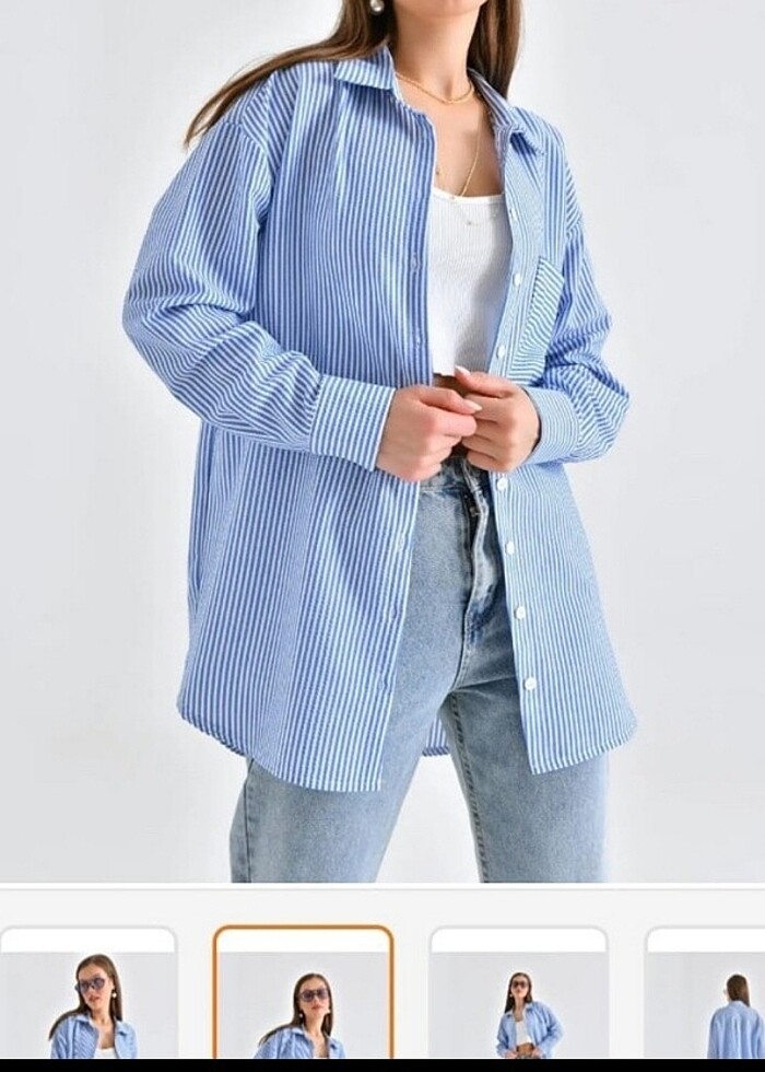 Çizgili gömlek  - Görsel 3