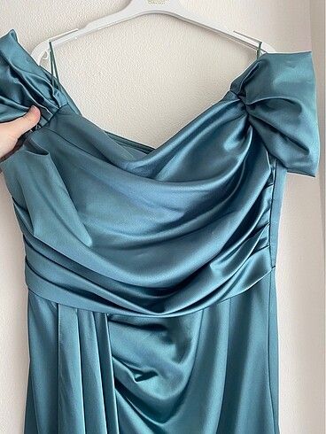 46 Beden mavi Renk Tuğba mavi elbise