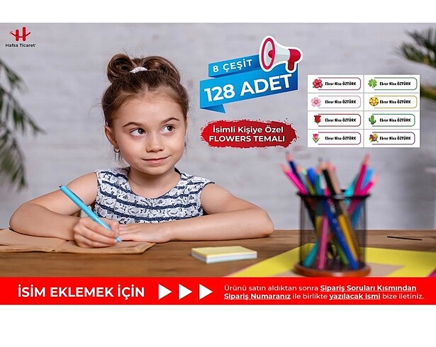 Okul Kalem Etiketi