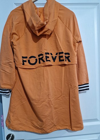 Kapüşonlu Uzun Kollu Kadın Sweatshirt - Görsel 2